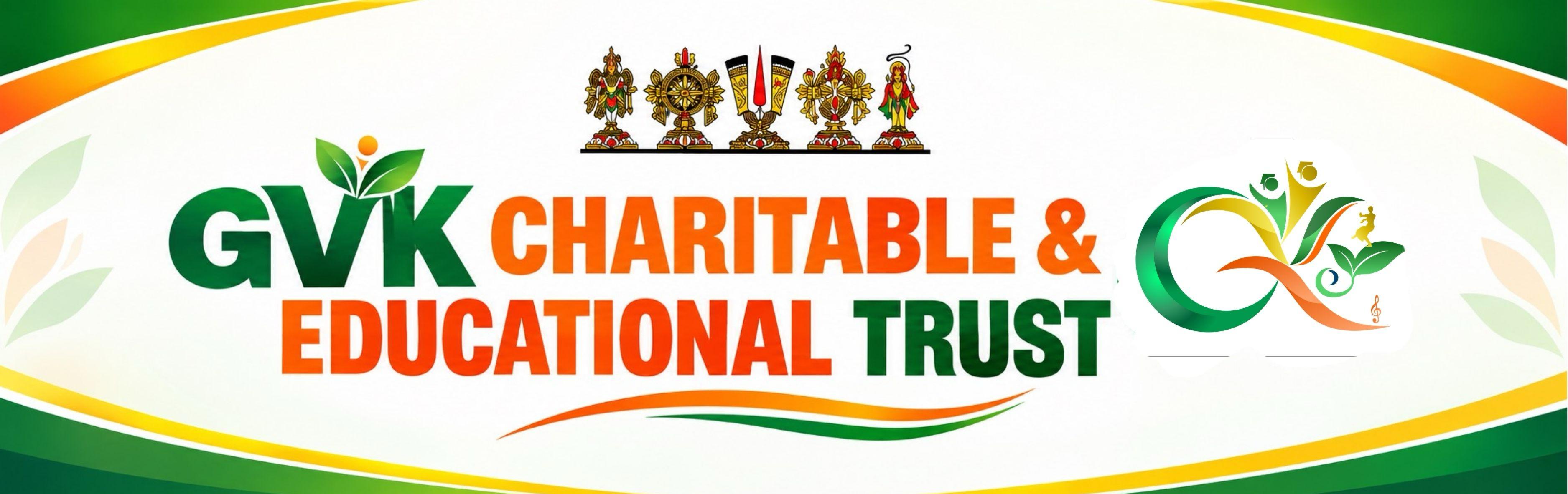 GVK Charitable & Educational Trust Banner